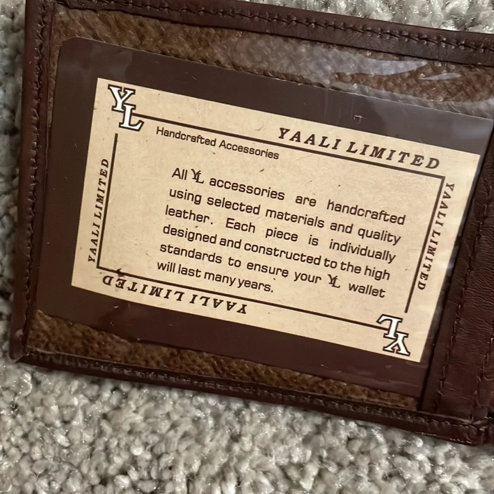 New brown wallet with cc slot’s genuine